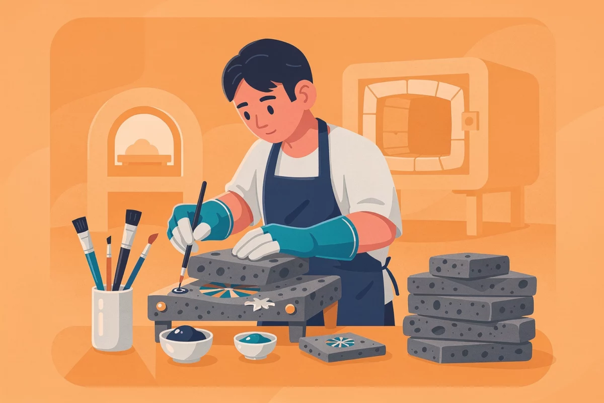 Artisan Émailleur — Présentation du Métier d'Artisan Émailleur sur Lave