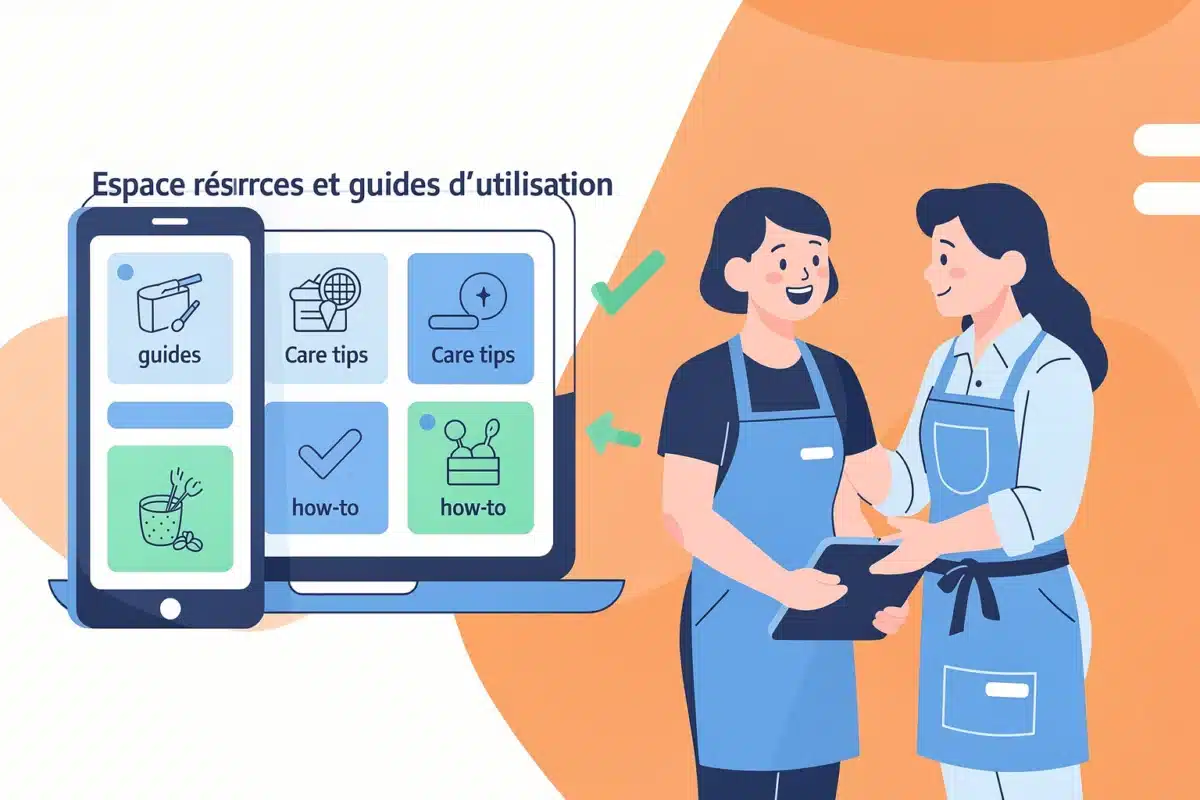 Valoriser l’après-achat avec des contenus utiles (et at Valoriser l’après-achat avec des contenus utiles (et attendus) — Illustration — fidélisation clients — Artisanat d'