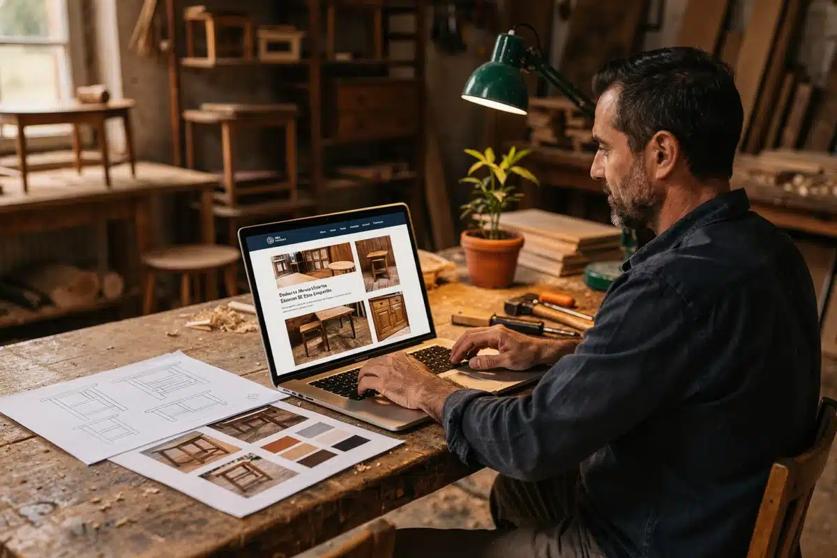 site web ébéniste — Créer un site web d’ébéniste : guide étape par étape