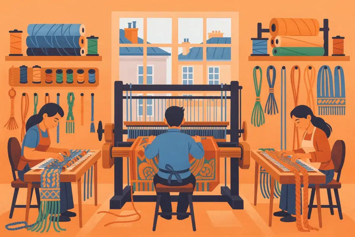 Comprendre ce que Paris a conservé (et transformé) dans tissage et passementerie — Comprendre ce que Paris a conservé (et transformé) dans les arts du fil