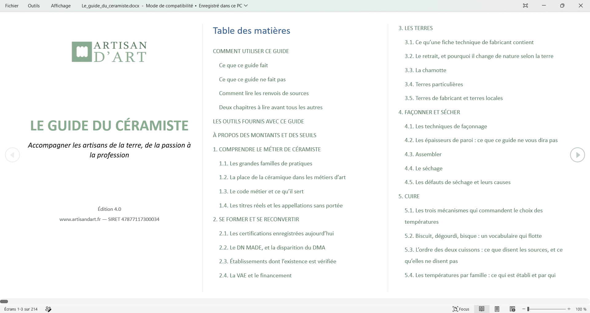 Guide du céramiste